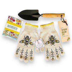 🆕 My Little Belleville  GARDENING GLOVES + Ellen GARDEN TROWL + 5 SEEDS PACKETS